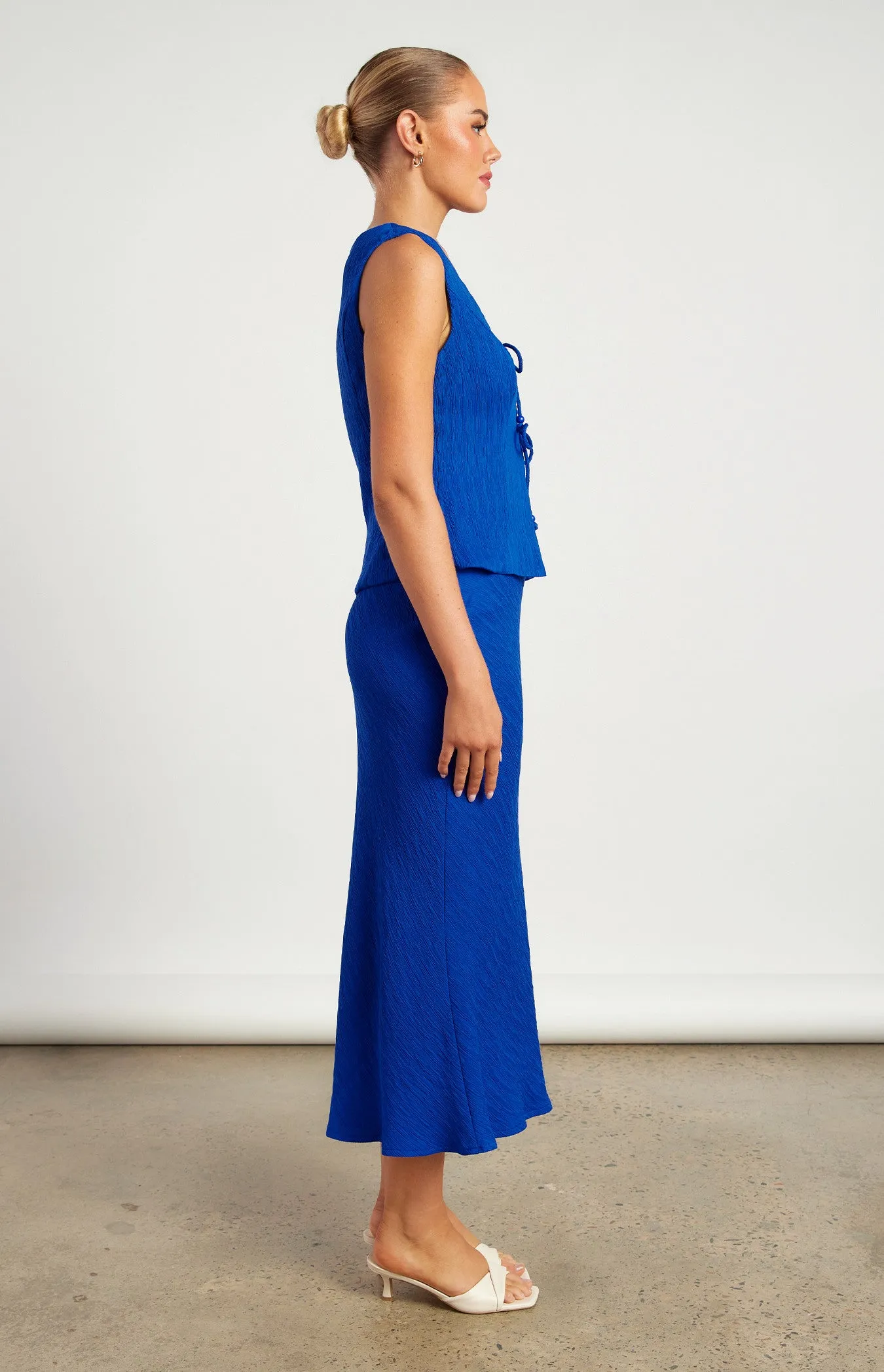 MARLEY VEST AND SKIRT SET