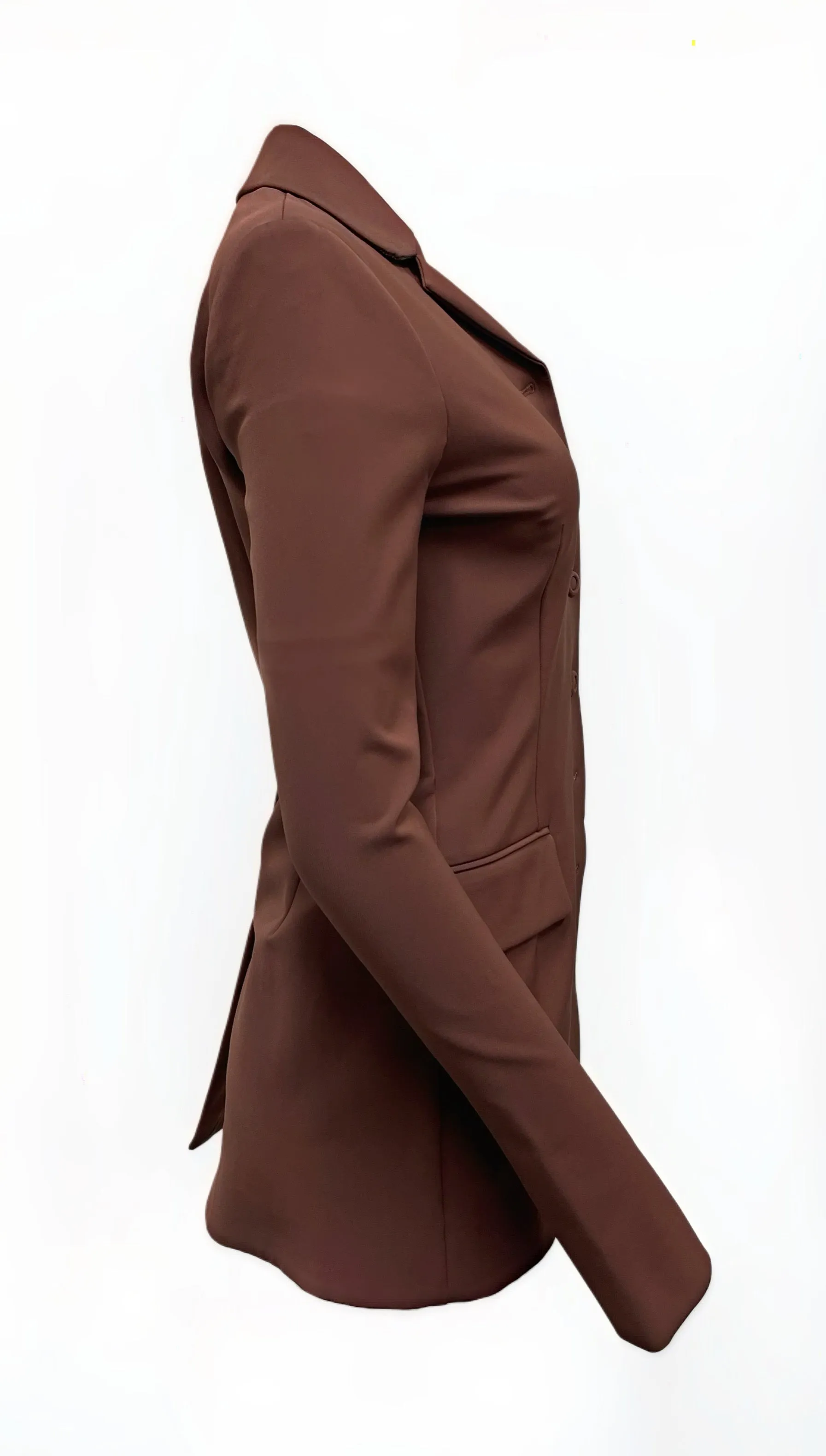 Max Mara Women's Brown Spezie Jersey Extra Slim Jacket NWT