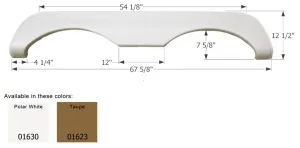 Mckenzie Travel Trailer FS769 - Polar White