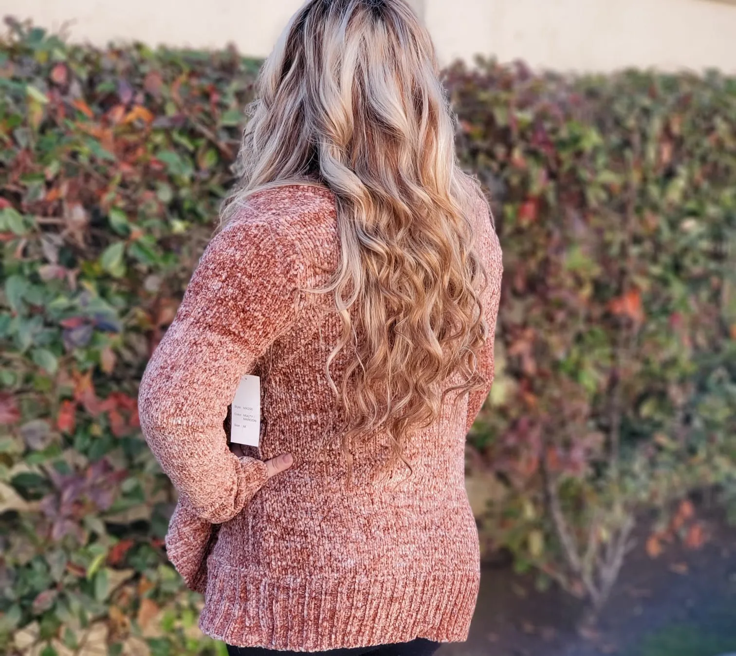 Melanie cardigan rust
