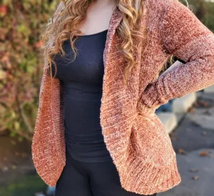Melanie cardigan rust