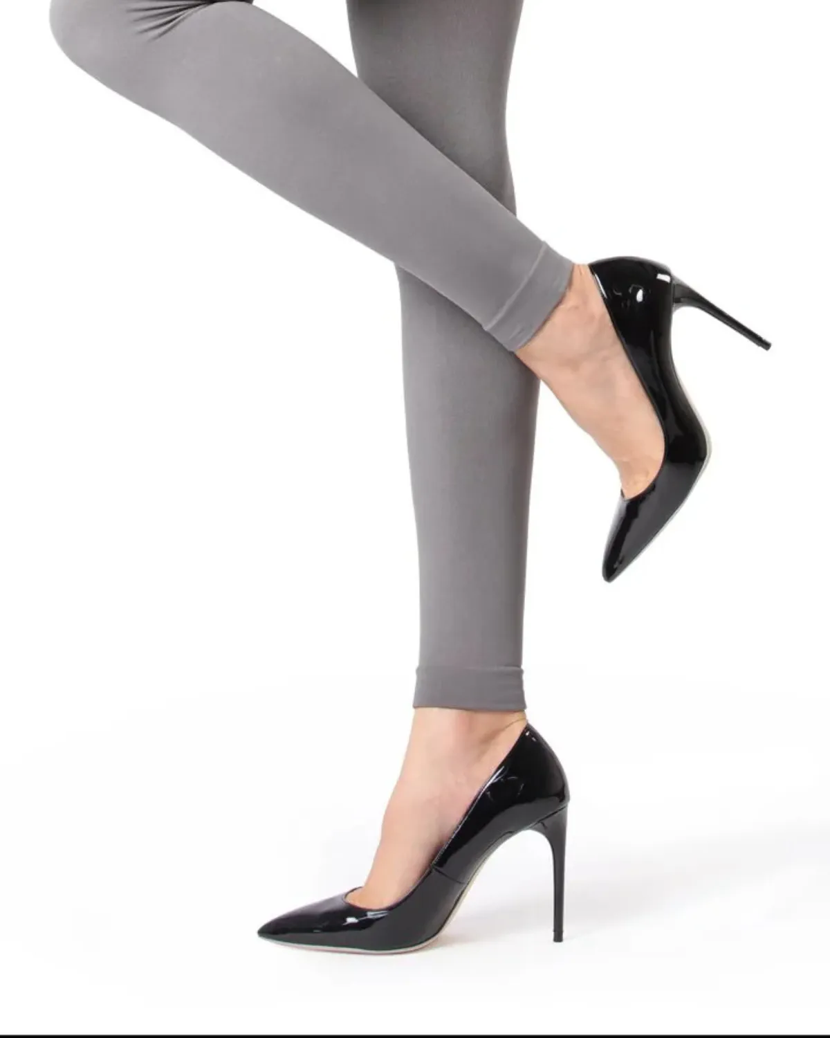 Memoi Women`s Fleece Lined Footless Winter Tights - Mo-346