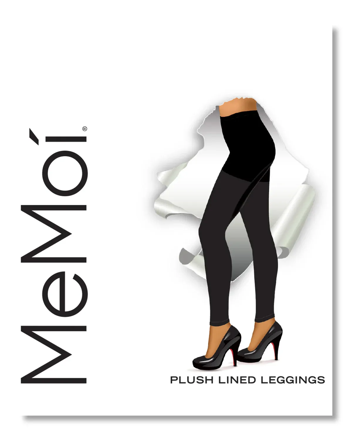 Memoi Women`s Fleece Lined Footless Winter Tights - Mo-346