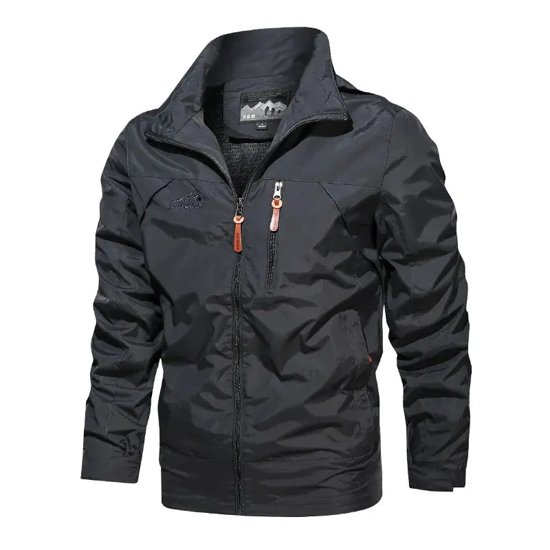 Men Outdoor Jackets Soft Comfortable Breathable Windbreak