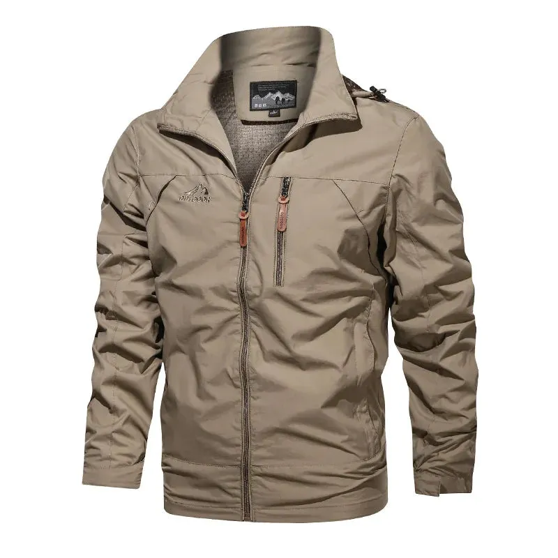 Men Outdoor Jackets Soft Comfortable Breathable Windbreak
