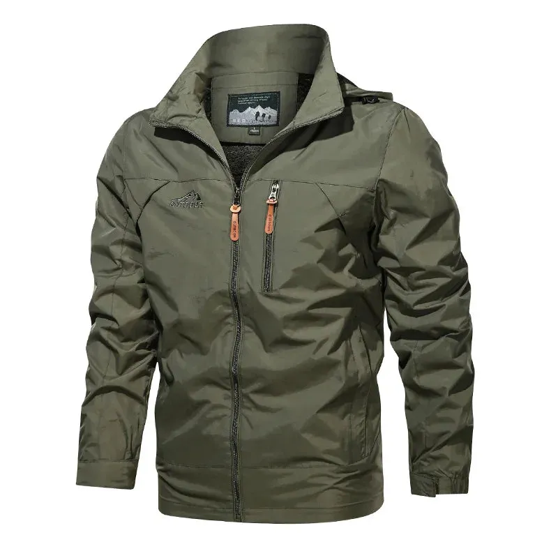 Men Outdoor Jackets Soft Comfortable Breathable Windbreak