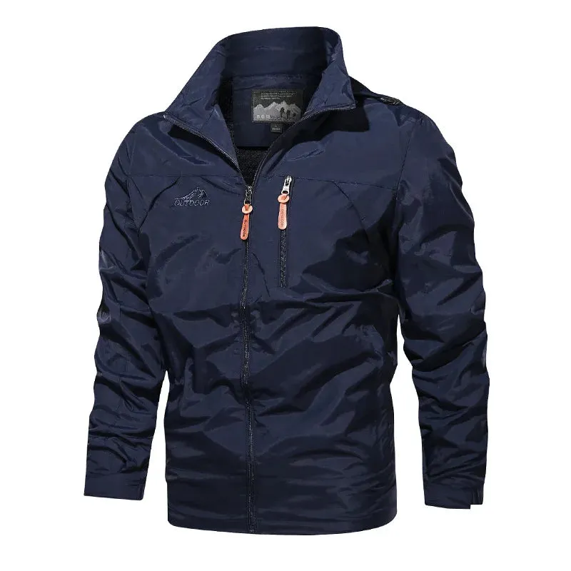 Men Outdoor Jackets Soft Comfortable Breathable Windbreak