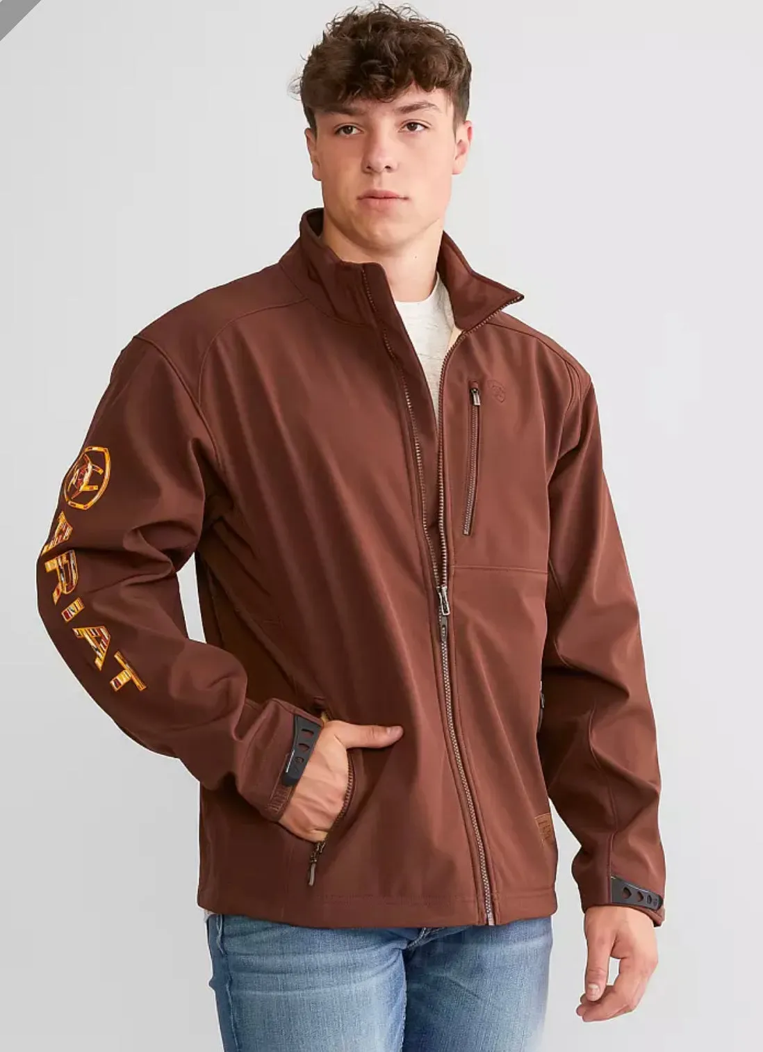 Men’s Ariat Shaved Chocolate Logo 2.0 Chimayo Jacket