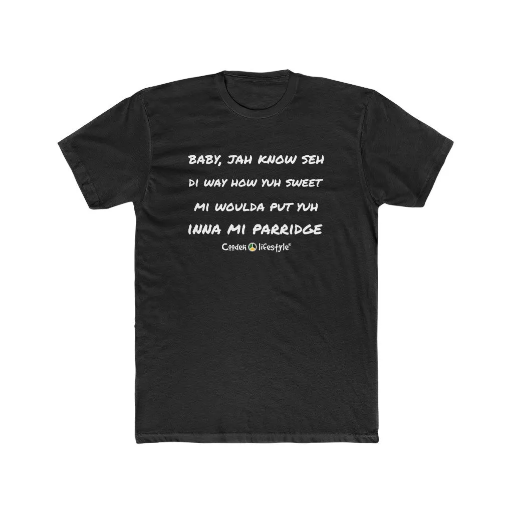 Men's Cotton Crew Tee (Parridge)