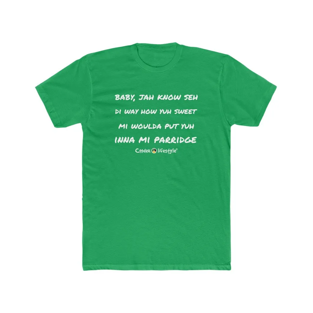 Men's Cotton Crew Tee (Parridge)