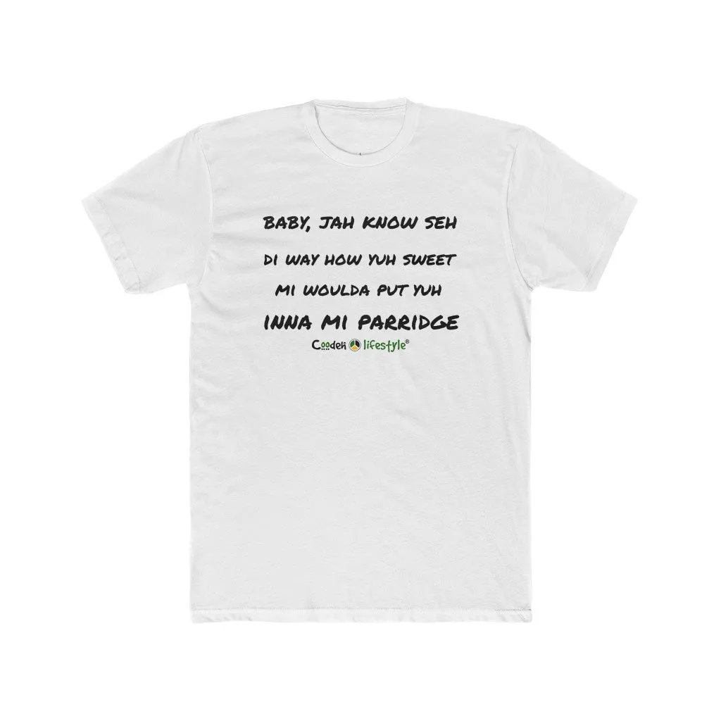 Men's Cotton Crew Tee (Parridge)