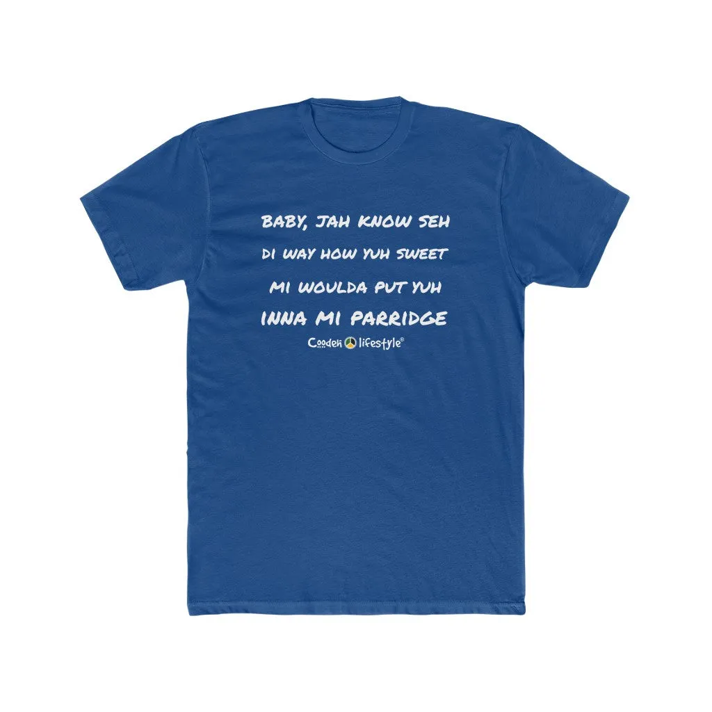 Men's Cotton Crew Tee (Parridge)