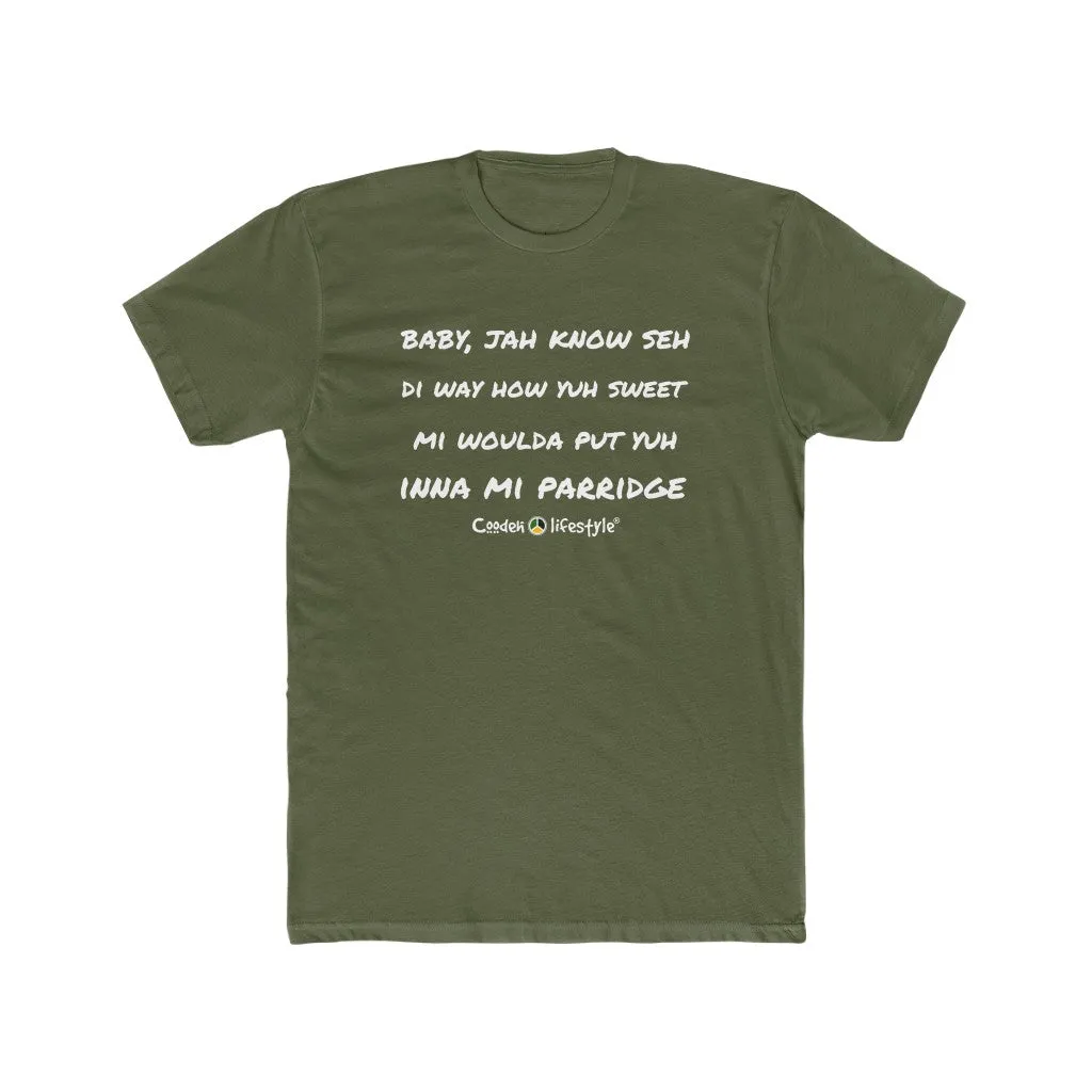 Men's Cotton Crew Tee (Parridge)