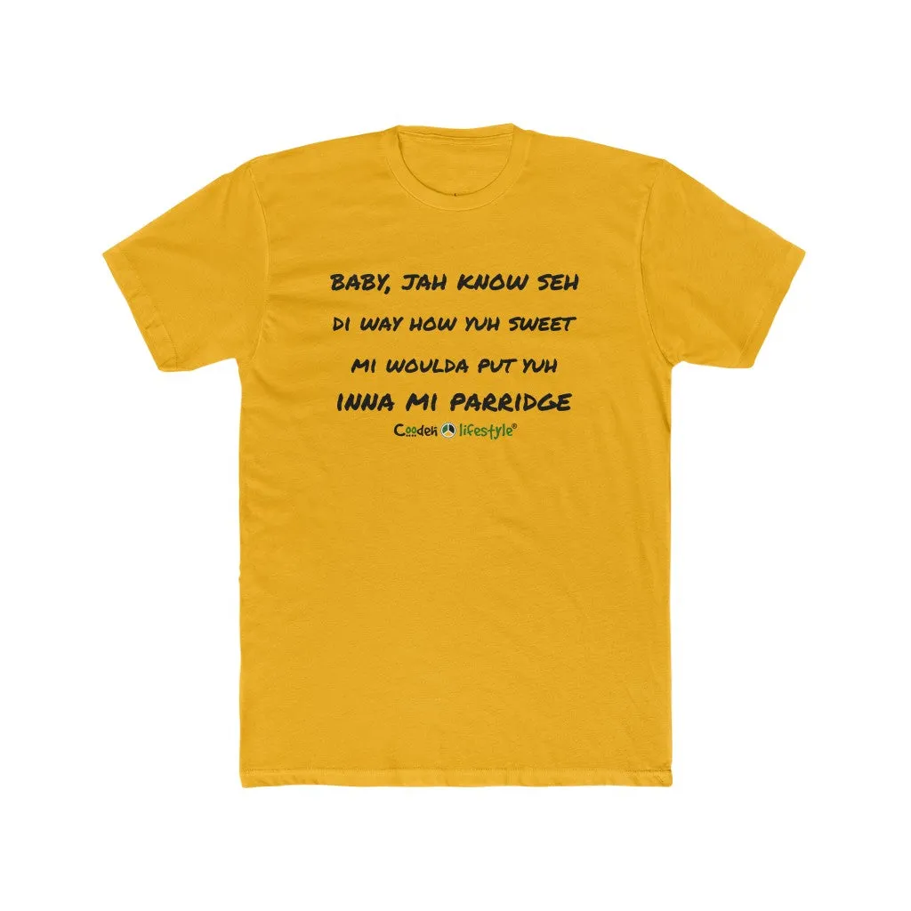 Men's Cotton Crew Tee (Parridge)