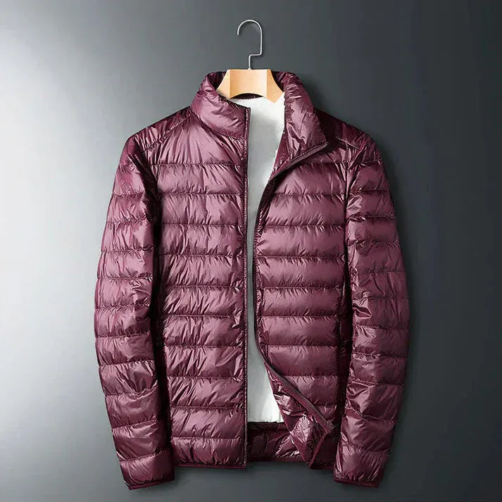 Men's down jacket - slightly warm and versatile
