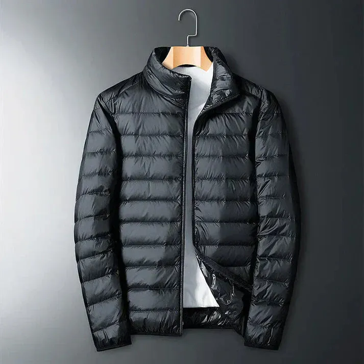 Men's down jacket - slightly warm and versatile