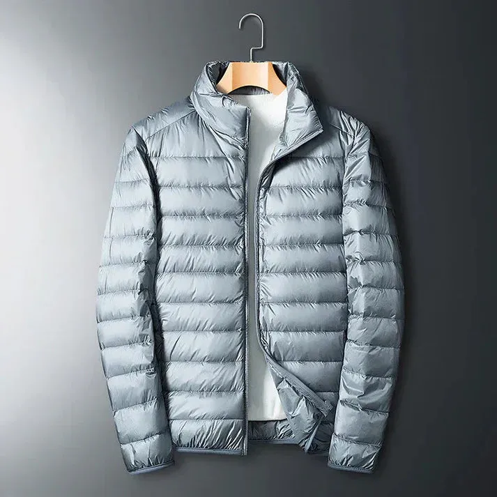Men's down jacket - slightly warm and versatile