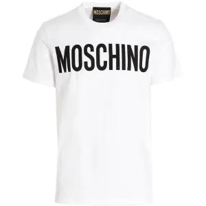 Men's Moschino Logo Print T-shirt, White