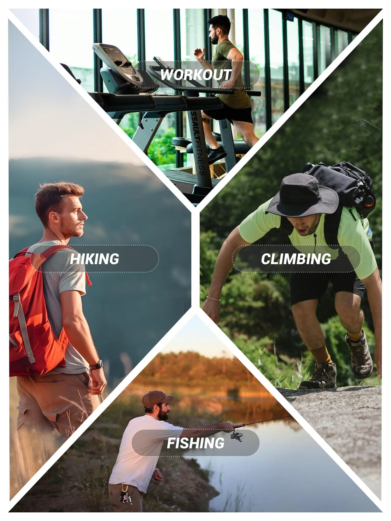 Mens Short Sleeve T Shirts Dry Fit Shirts Summer T Shirts UV Protection UPF 50 Shirts Athletic Active T-Shirt Apricot