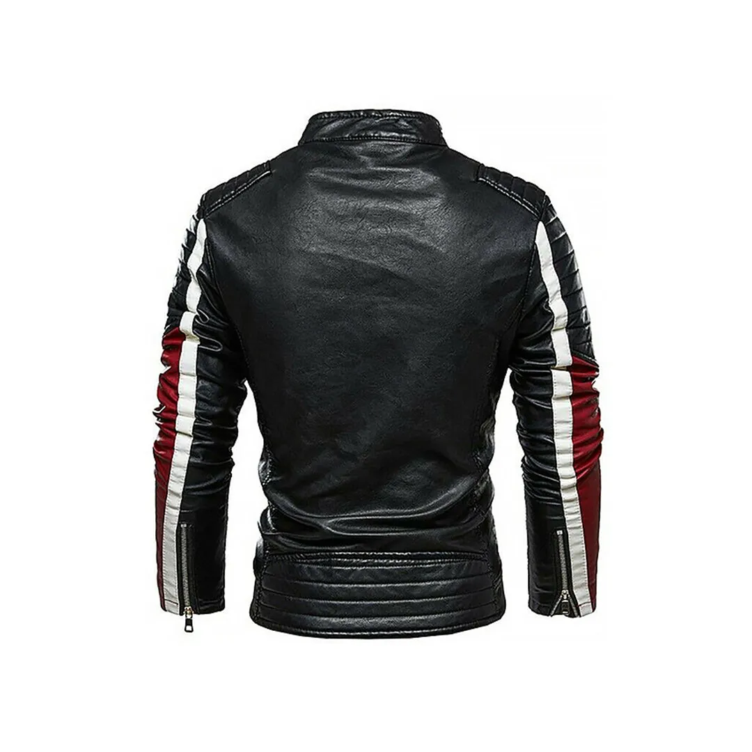 Men's Slim Fit Original Leather Moto Jacket “ Premium Quality