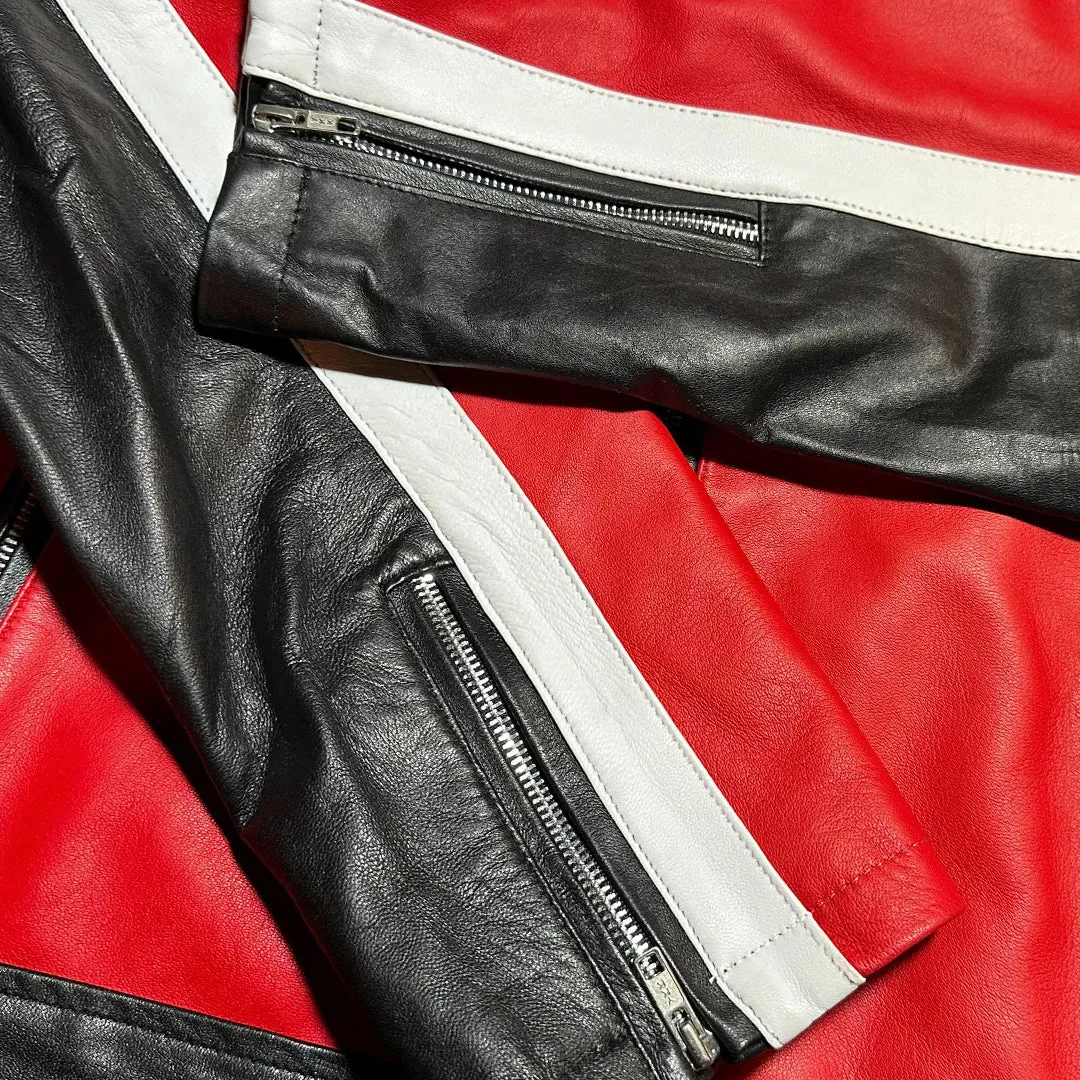 Men's Slim Fit Original Leather Moto Jacket “ Premium Quality