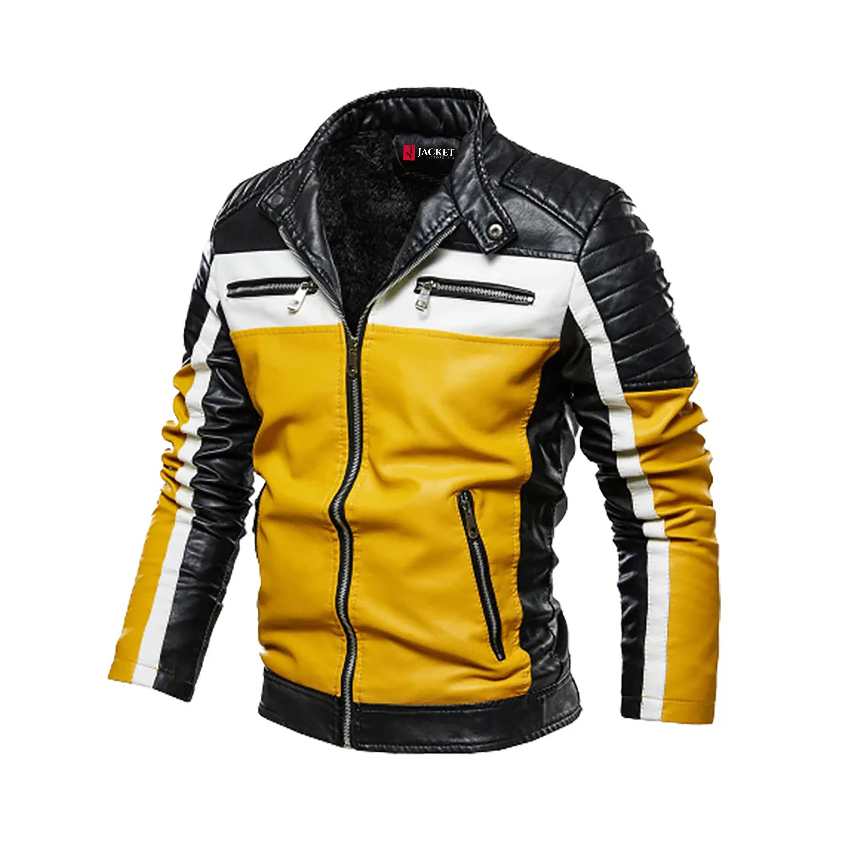 Men's Slim Fit Original Leather Moto Jacket “ Premium Quality