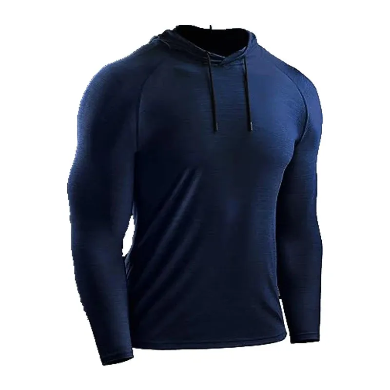 Men's Sport Hoodies Jacket Gym Fitness Muscle Tracksuirts Sportswear Workout Athletic Pullovers Training Running Sweatshirts Men
