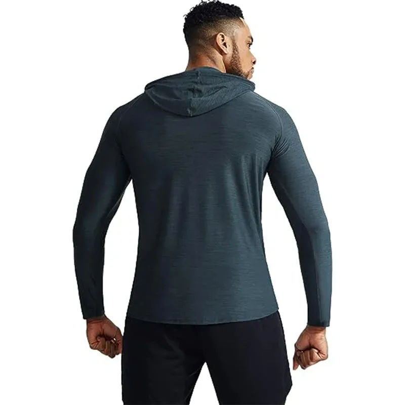 Men's Sport Hoodies Jacket Gym Fitness Muscle Tracksuirts Sportswear Workout Athletic Pullovers Training Running Sweatshirts Men