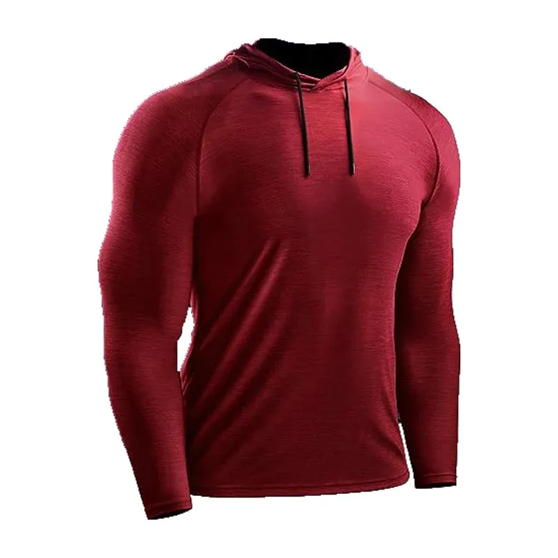 Men's Sport Hoodies Jacket Gym Fitness Muscle Tracksuirts Sportswear Workout Athletic Pullovers Training Running Sweatshirts Men