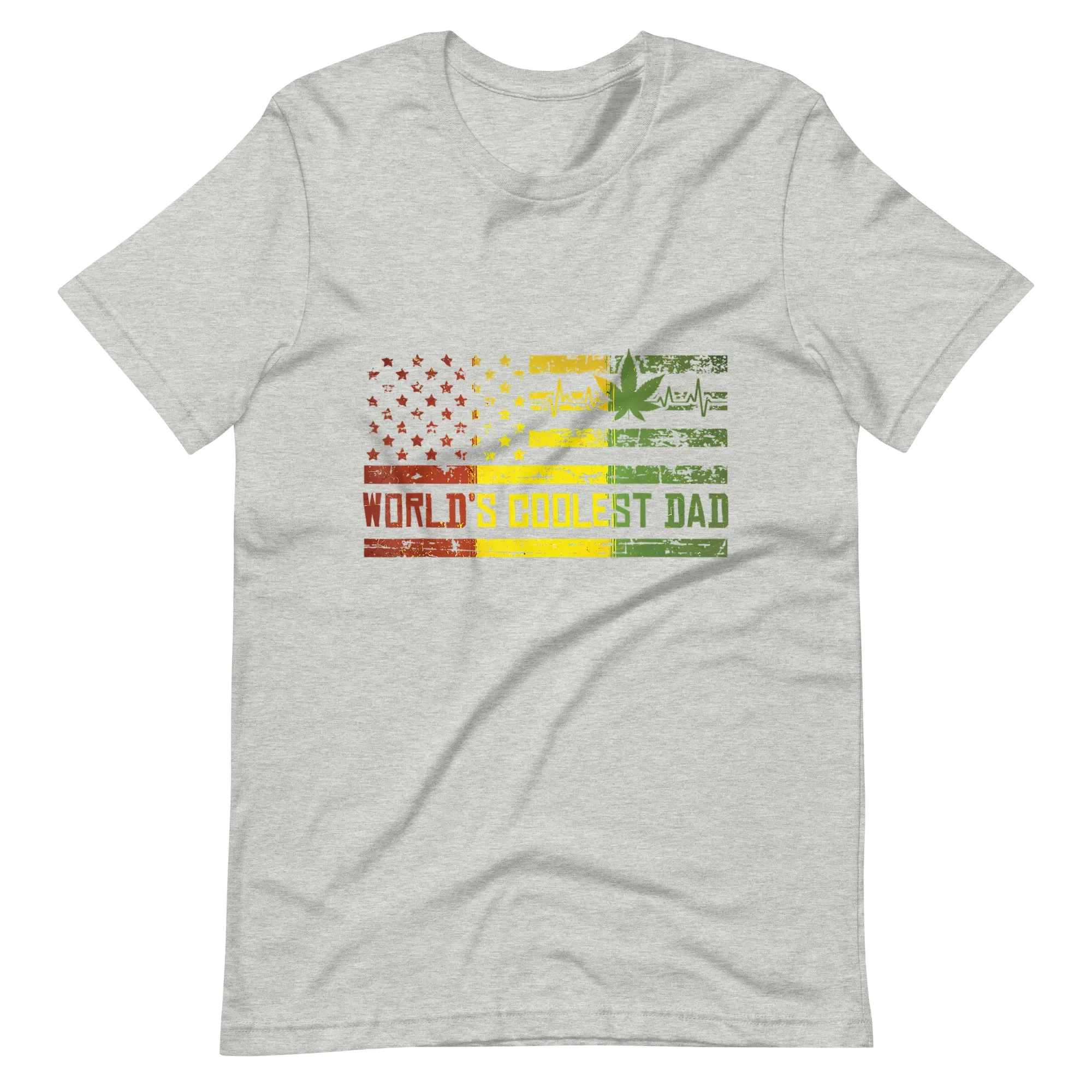 Mens-Worlds-Coolest-Dad-Weed-Marijuana-420-Stoner-t-shirt