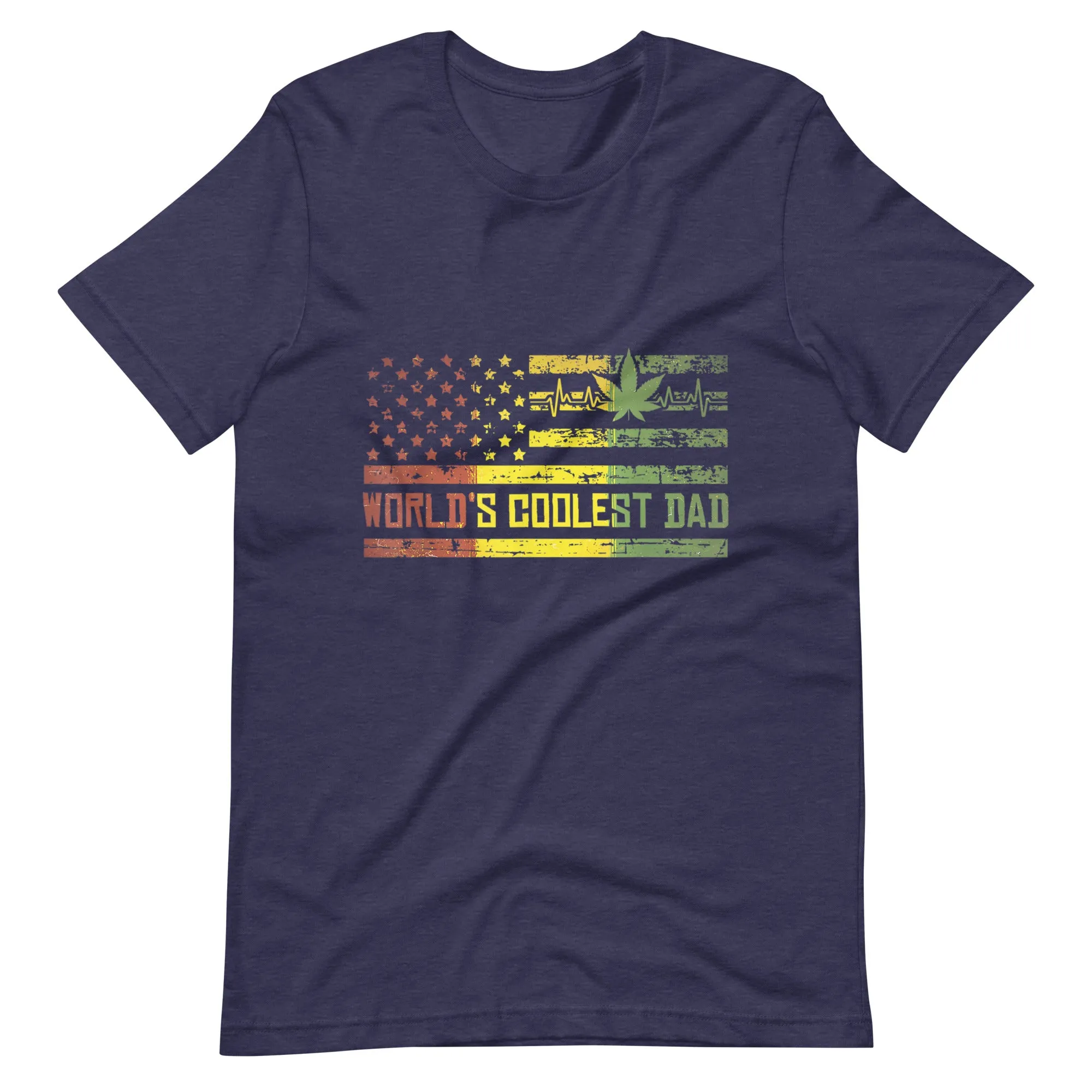 Mens-Worlds-Coolest-Dad-Weed-Marijuana-420-Stoner-t-shirt