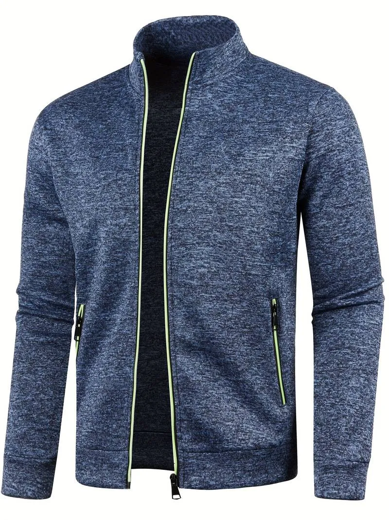 Men's zip-up jacket - versatile and cozy outerwear