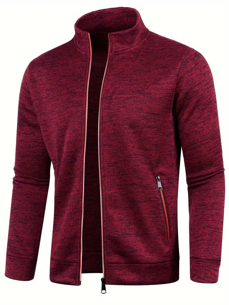Men's zip-up jacket - versatile and cozy outerwear
