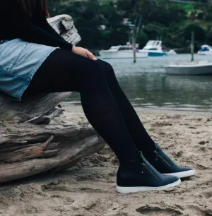 Merino Wool Tights - Black - Extra Tall