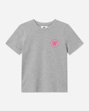 Mia T-shirt - Grey Melange