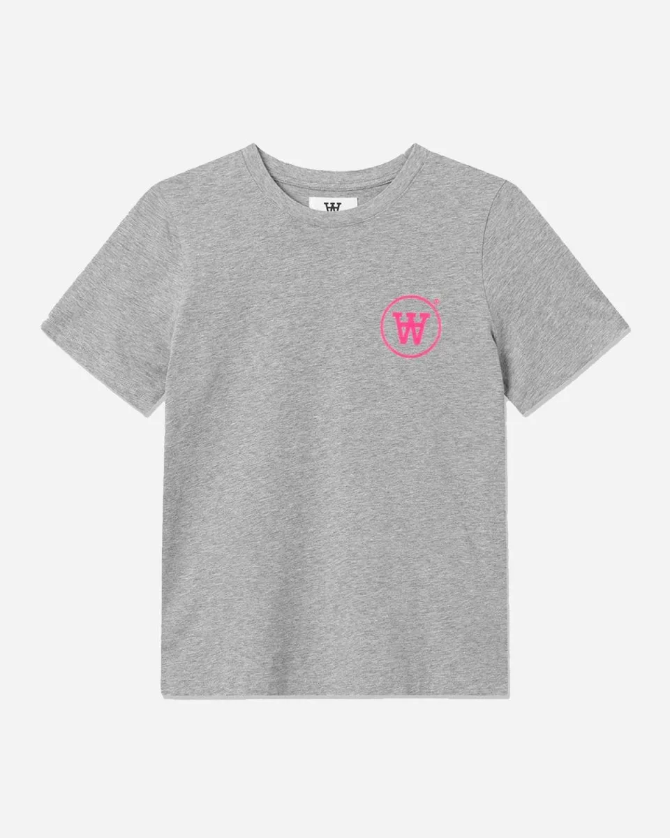 Mia T-shirt - Grey Melange