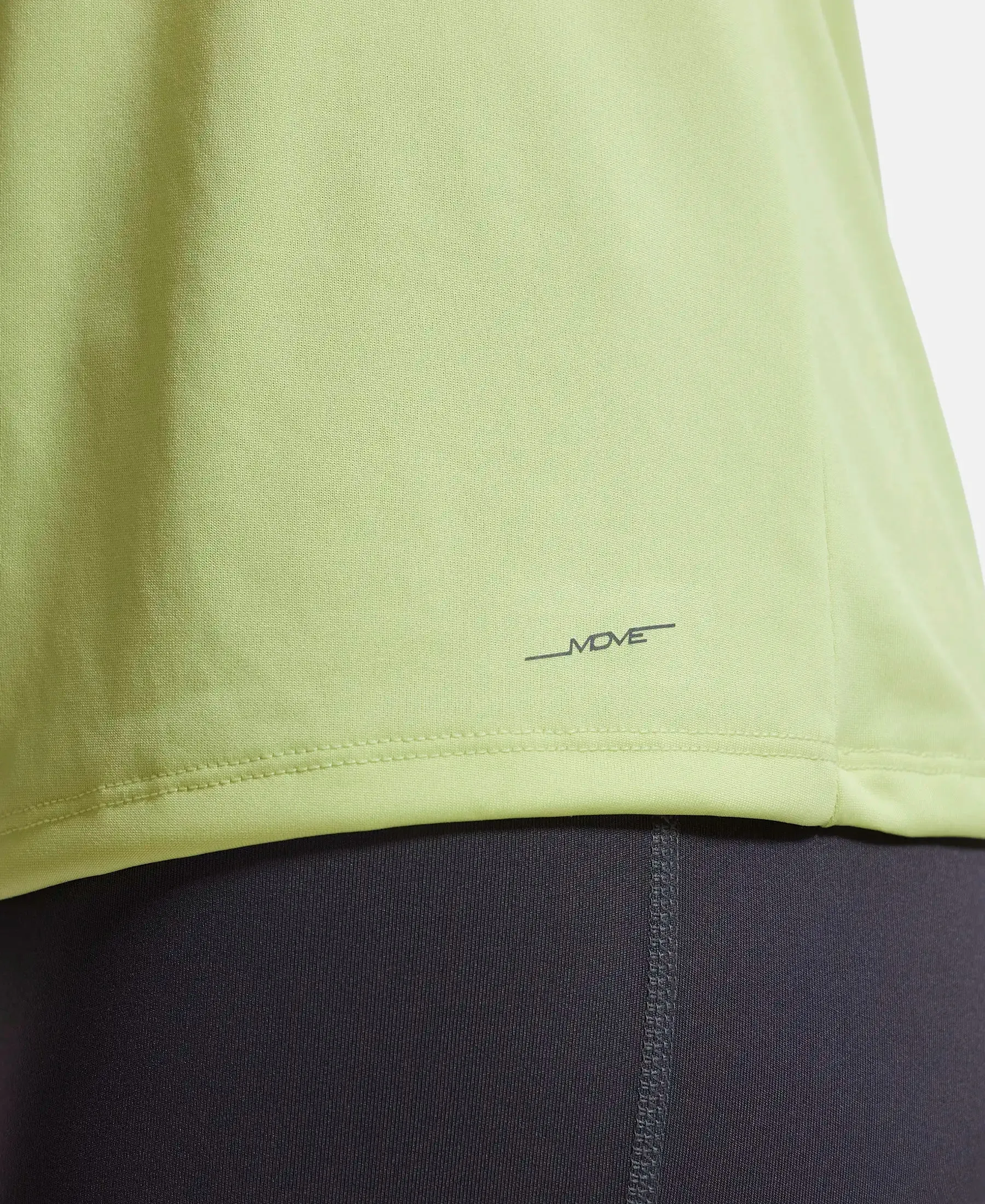 Microfiber Polyester Fabric Relaxed Fit Solid Round Neck Half Sleeve T-Shirt - Daiquiri Green