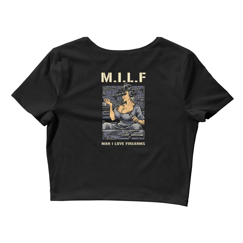 M.I.L.F Women’s Crop Tee