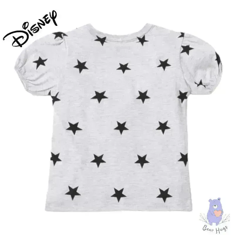 Minnie Mouse Print Crew-Neck T-shirt