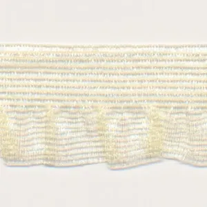 Mist Organdy Frill Stretch #02 Cream