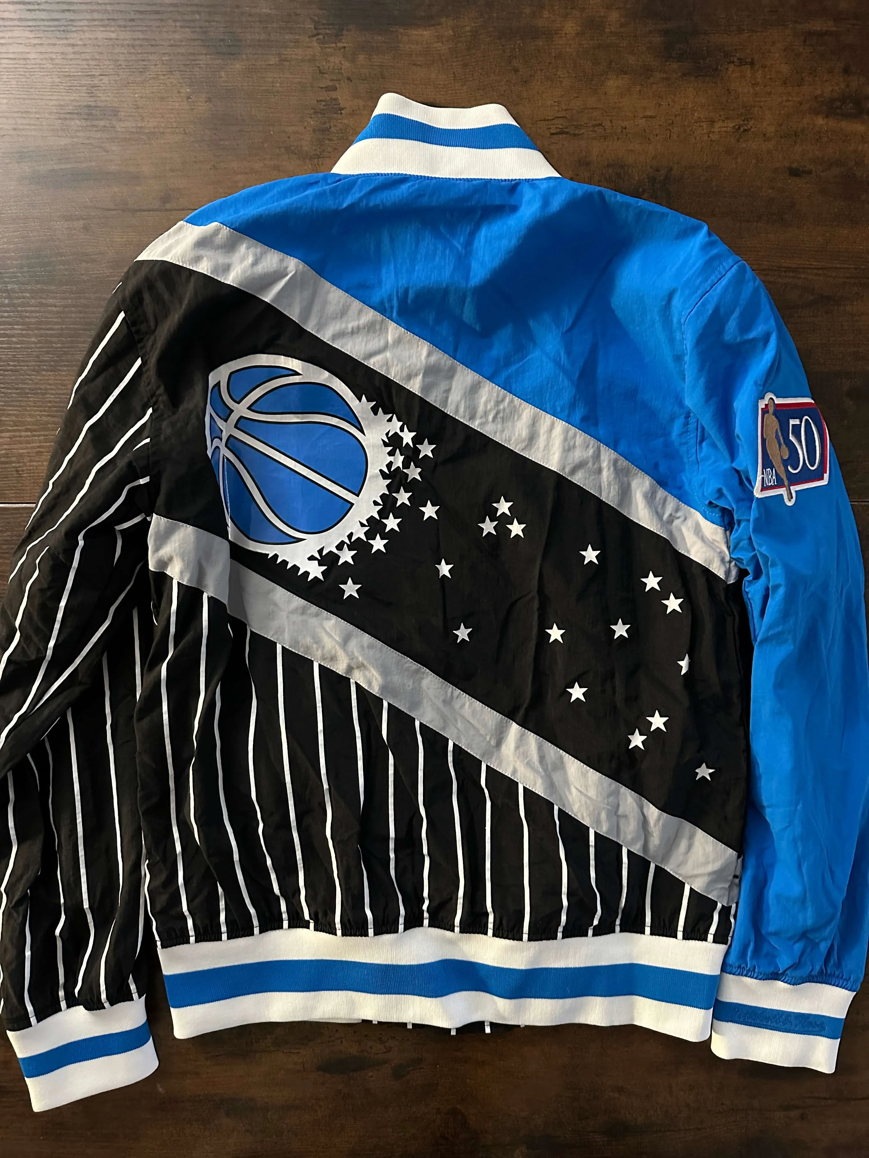 MITCHELL & NESS NBA AUTHENTIC WARM UP JACKET ORLANDO MAGIC 1996-97 NBA 50 (36 S)
