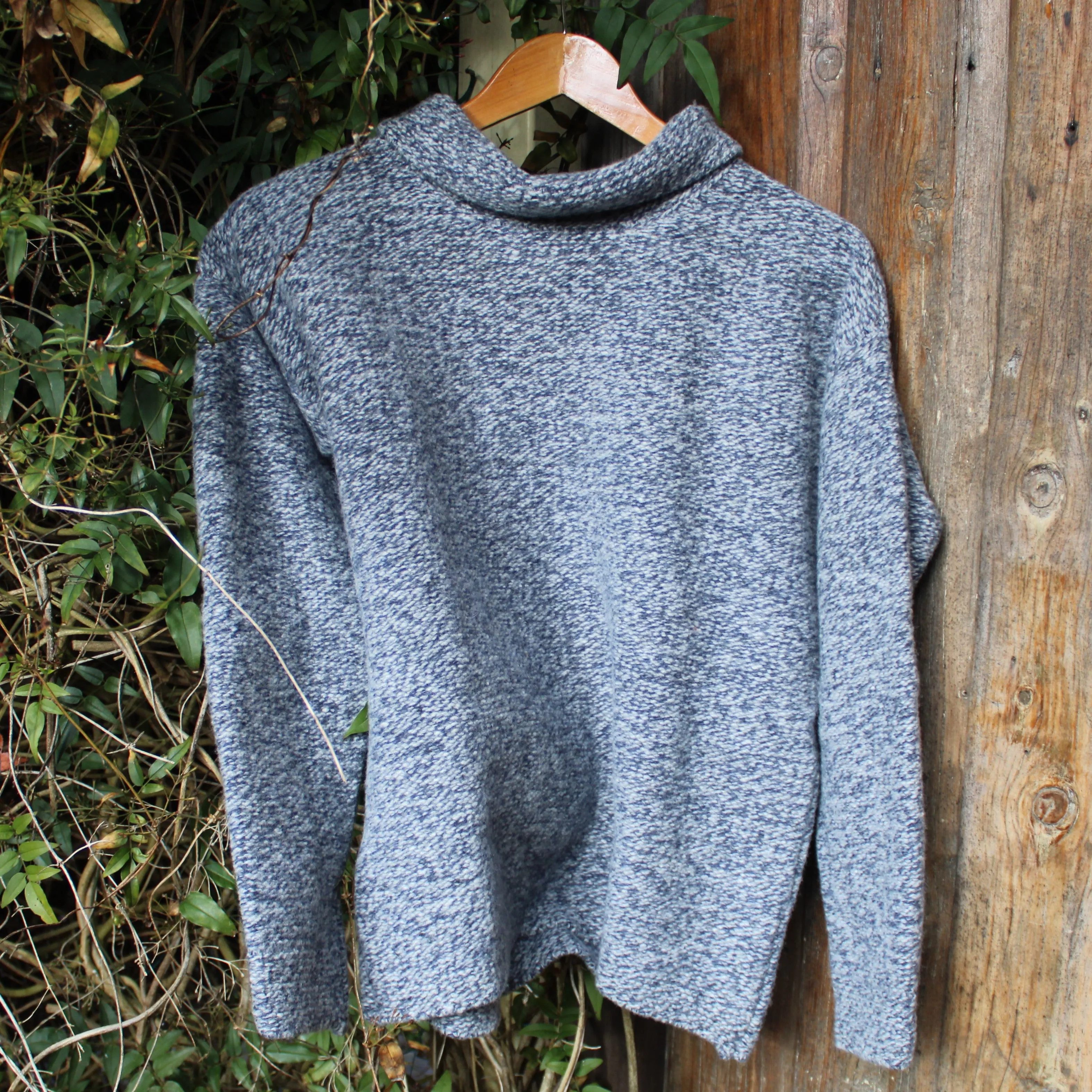 Mock Neck Jumper - Pebble