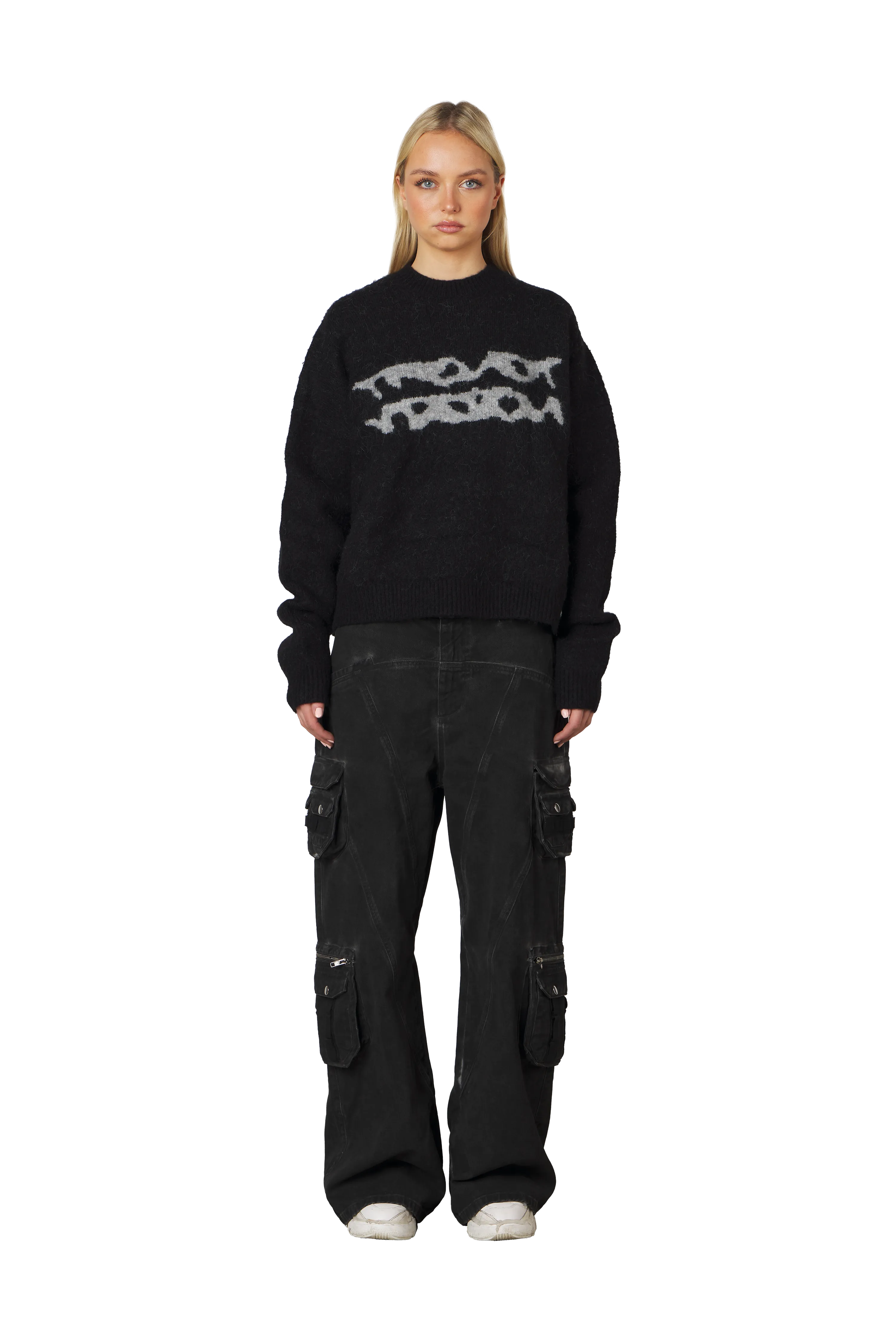 Mohair Logo Knit