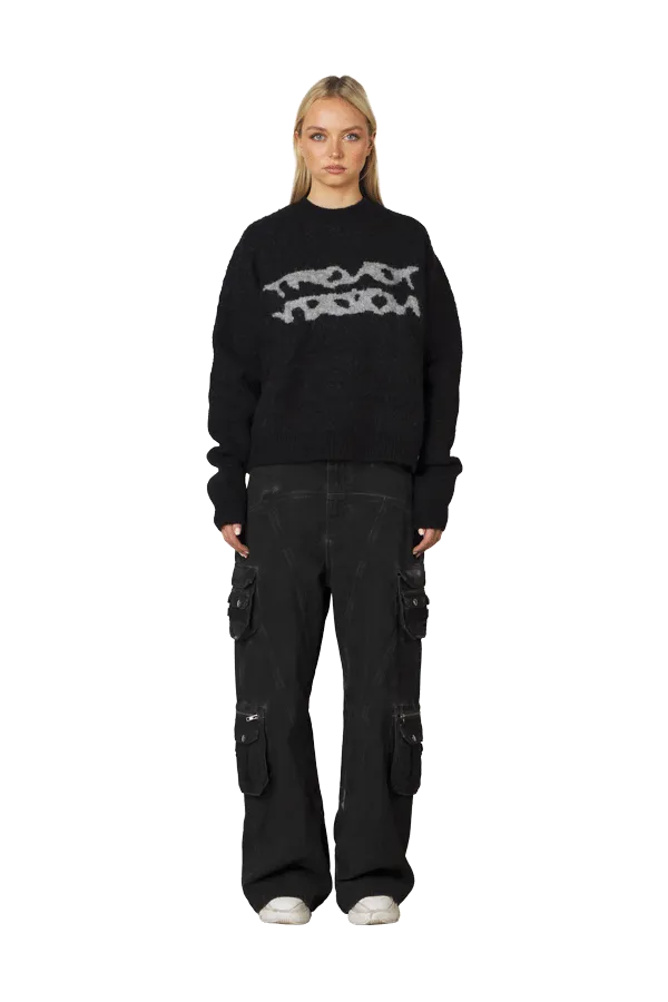 Mohair Logo Knit