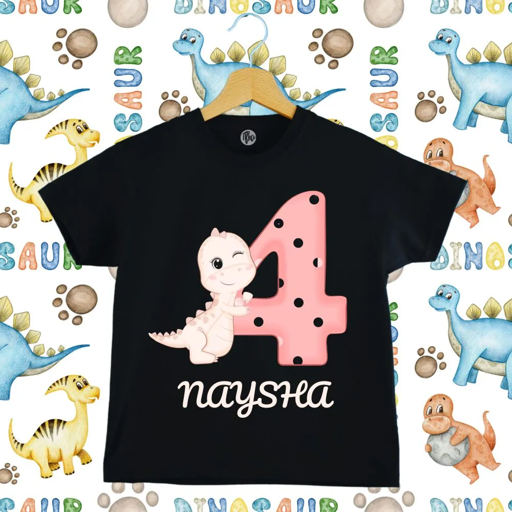 Monthly Birthday T-Shirts | 0-10 Months | Dino Theme T-Shirts for Babies