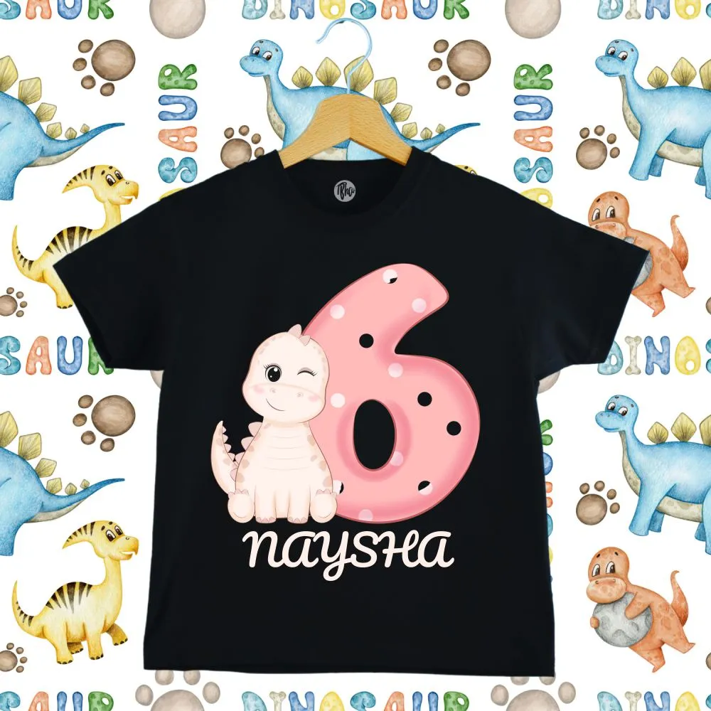 Monthly Birthday T-Shirts | 0-10 Months | Dino Theme T-Shirts for Babies