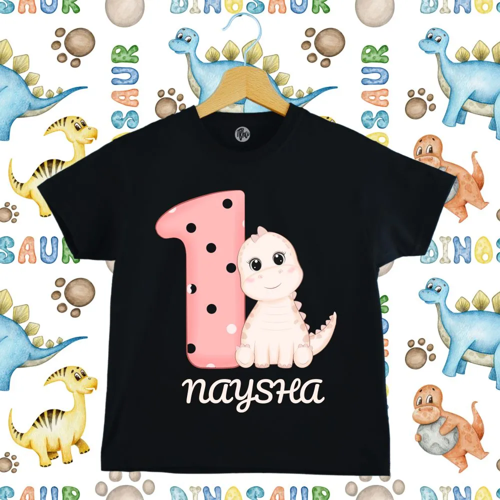 Monthly Birthday T-Shirts | 0-10 Months | Dino Theme T-Shirts for Babies