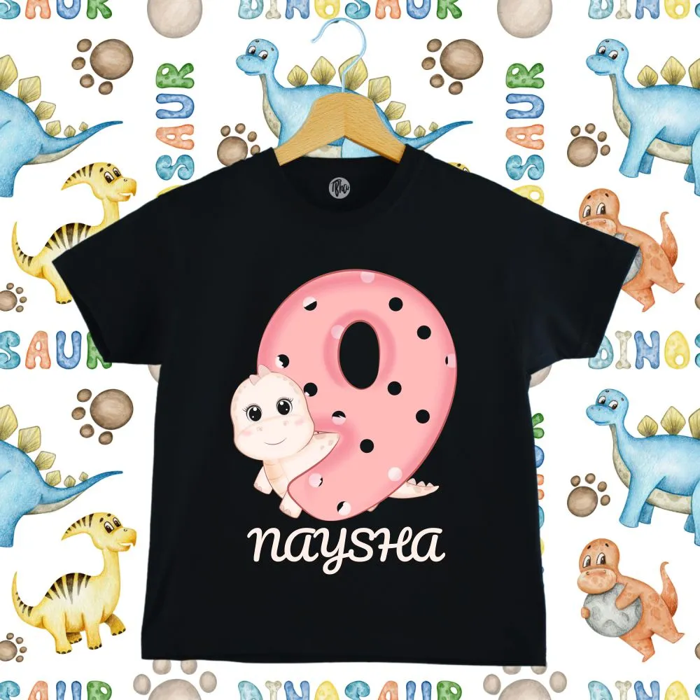 Monthly Birthday T-Shirts | 0-10 Months | Dino Theme T-Shirts for Babies
