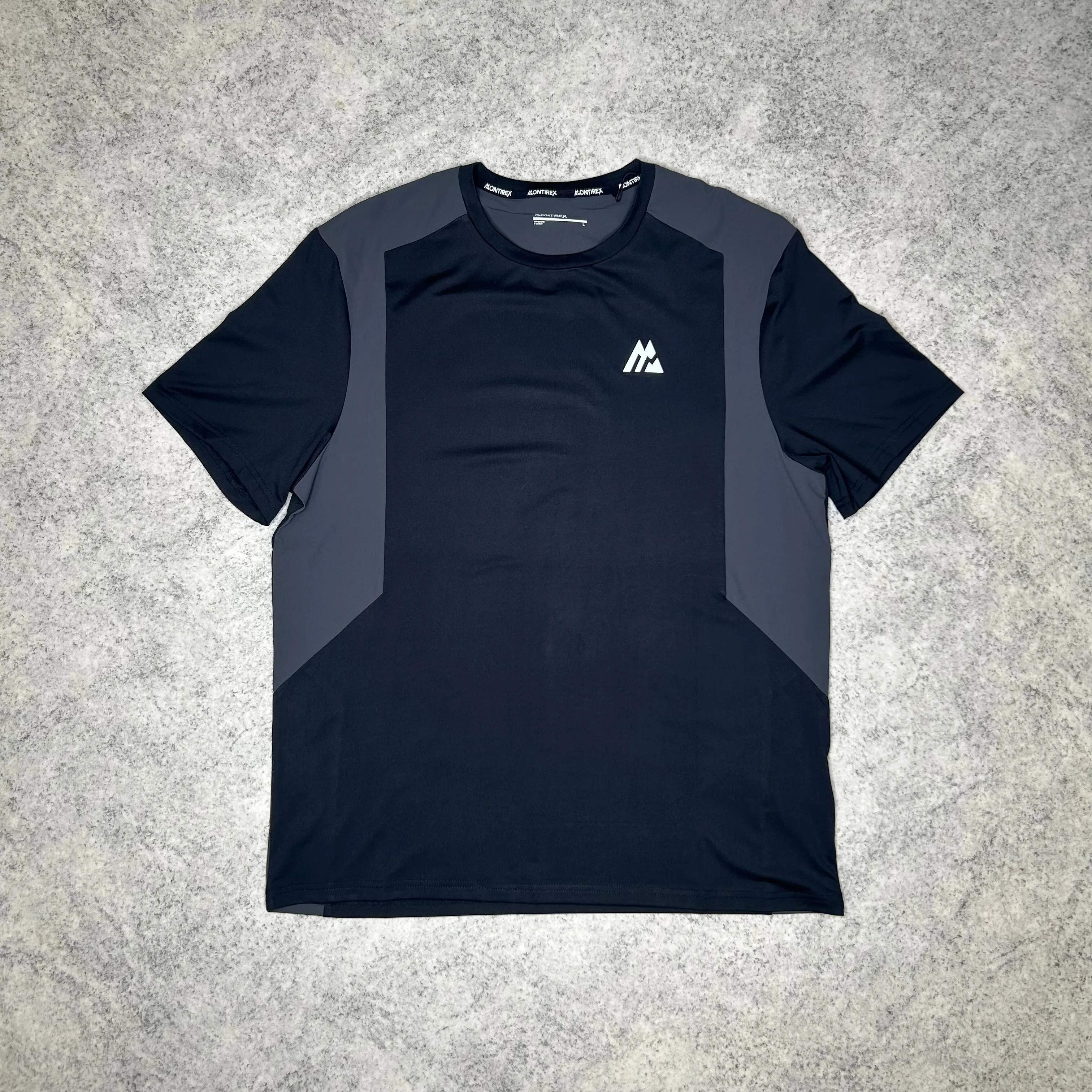 Montirex Vista Tee - Black/Grey