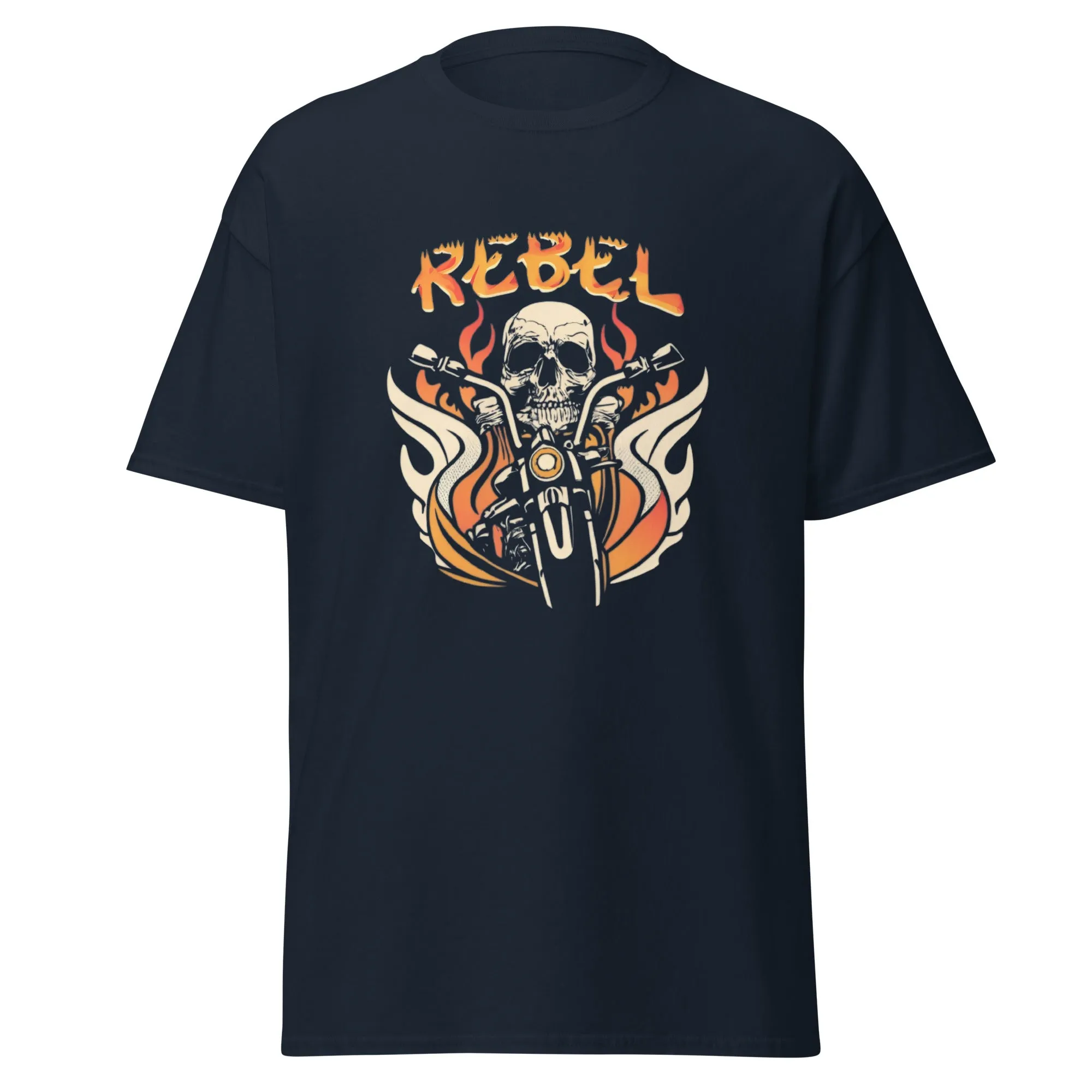 Motorcycle Rebel Men's Classic Tee (sizes up to 3x)